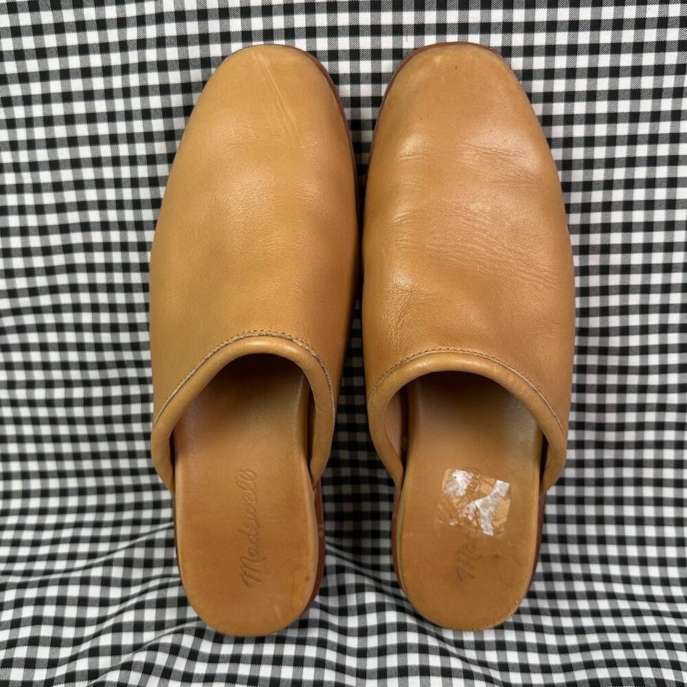 Madewell Women's Camel Leather Clogs